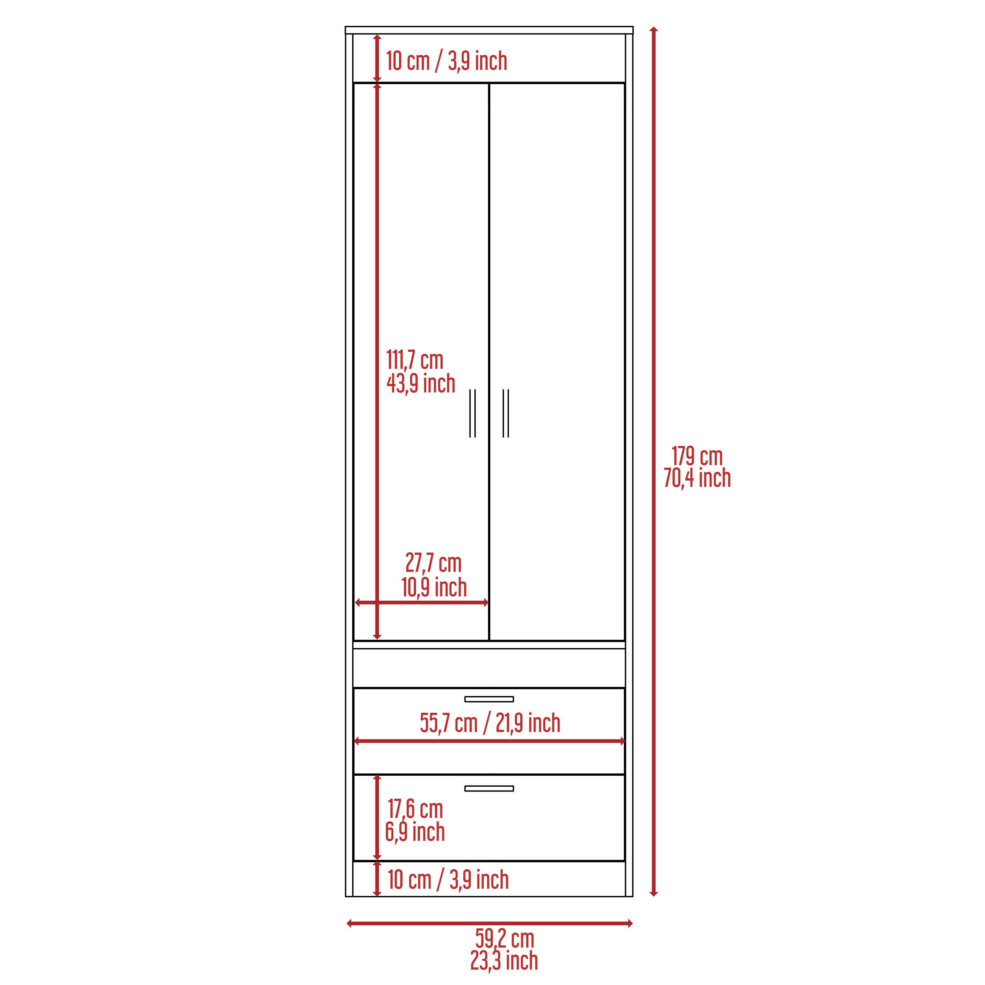 Boahaus Lubeck Armoire