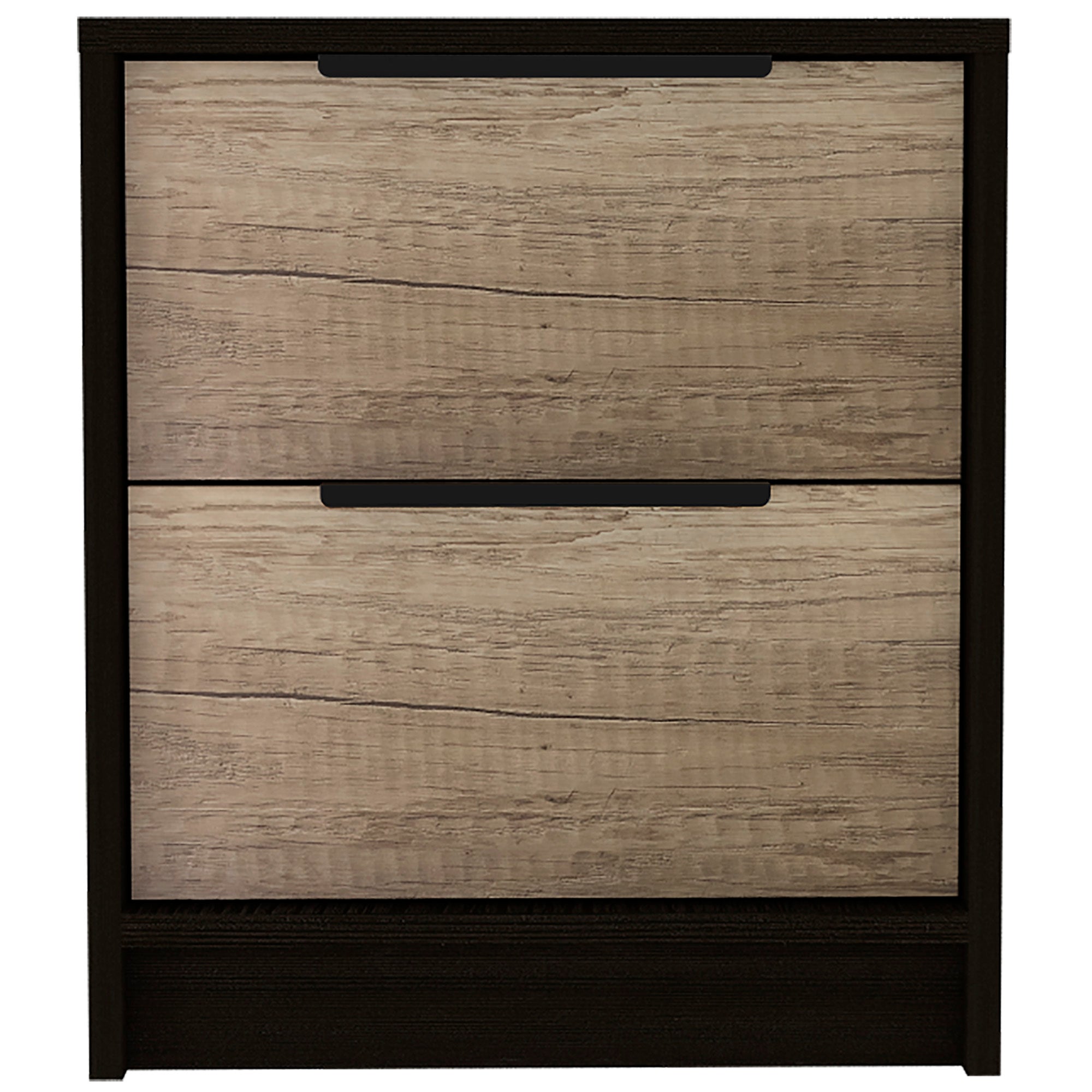 Boahaus Toledo Nightstand with Two Drawers | White Premium Design