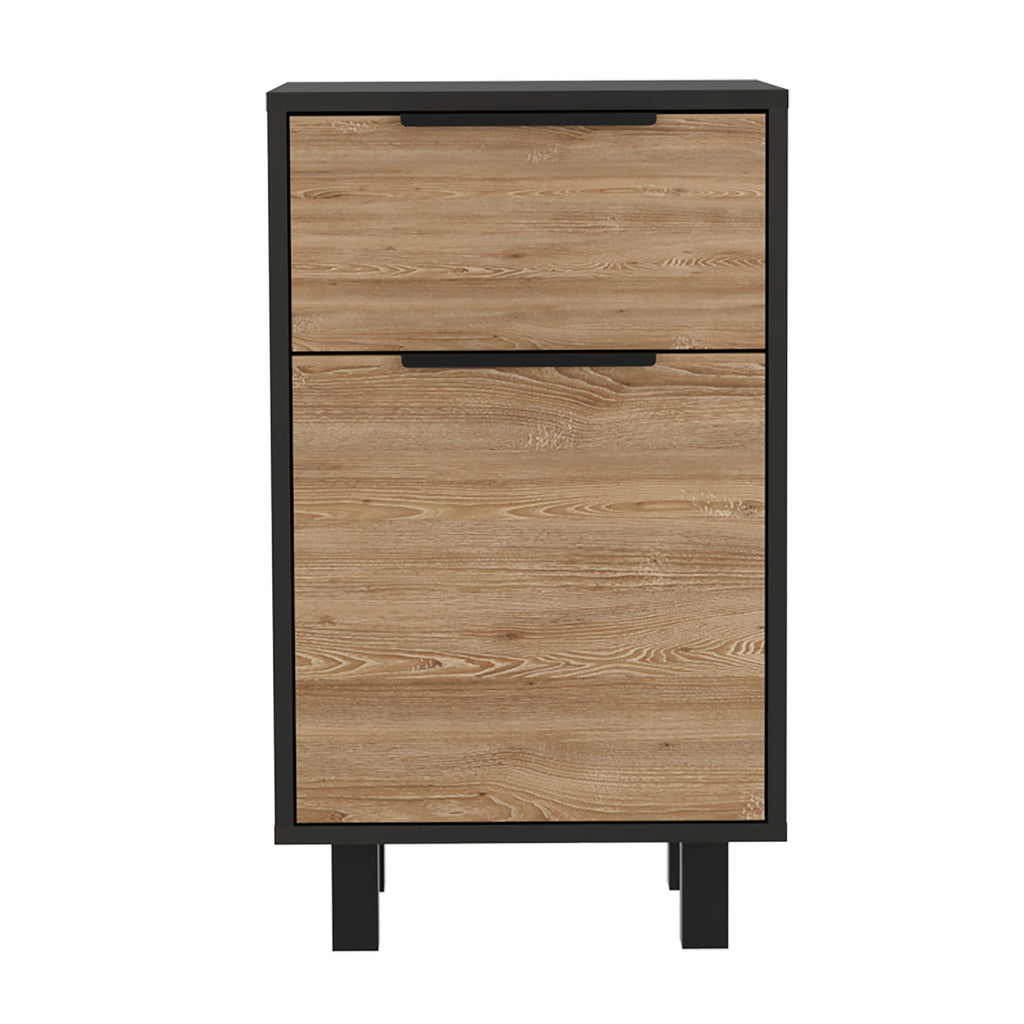 Boahaus Murcia Nightstand with One Drawer and One Cabinet | Sophisticated Design