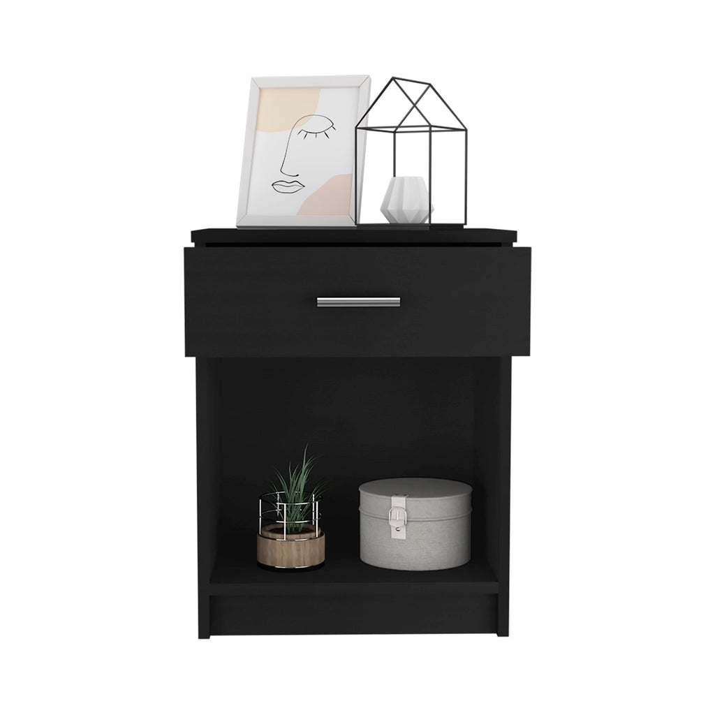 Boahaus Jaen Nightstand with Superior Top and Spacious Drawer | Elegant Design