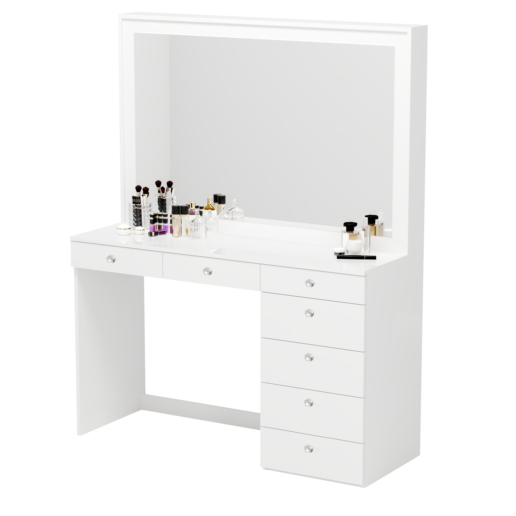 Boahaus Joan Makeup Vanity Desk with Mirror & Ample Storage | Premium Design