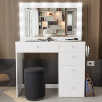 Boahaus Venecia Modern Makeup Vanity Desk