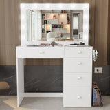 Boahaus Venecia Modern Makeup Vanity Desk