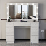 Boahaus Jessica Makeup Vanity Desk with Lights