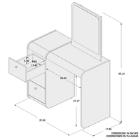 Dalia Lighted Vanity