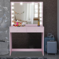 Boahaus Mila Lighted Makeup Vanity