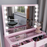 Boahaus Mila Lighted Makeup Vanity