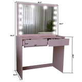 Boahaus Mila Lighted Makeup Vanity