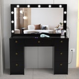 Yara Lighted Vanity (Glass Top)