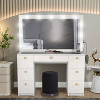 Boahaus Hannah Lighted Makeup Desk