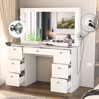 Yara Lighted Vanity (Glass Top)