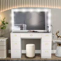 Boahaus Hannah Lighted Makeup Desk