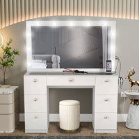 Boahaus Hannah Lighted Makeup Desk