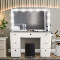 Boahaus Hannah Lighted Makeup Desk