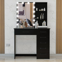 Xanthe Lighted Vanity Makeup Table