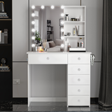 Xanthe Lighted Vanity Makeup Table