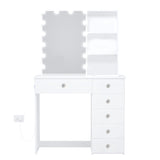 Xanthe Vanity Desk with LED Lights & HD Mirror