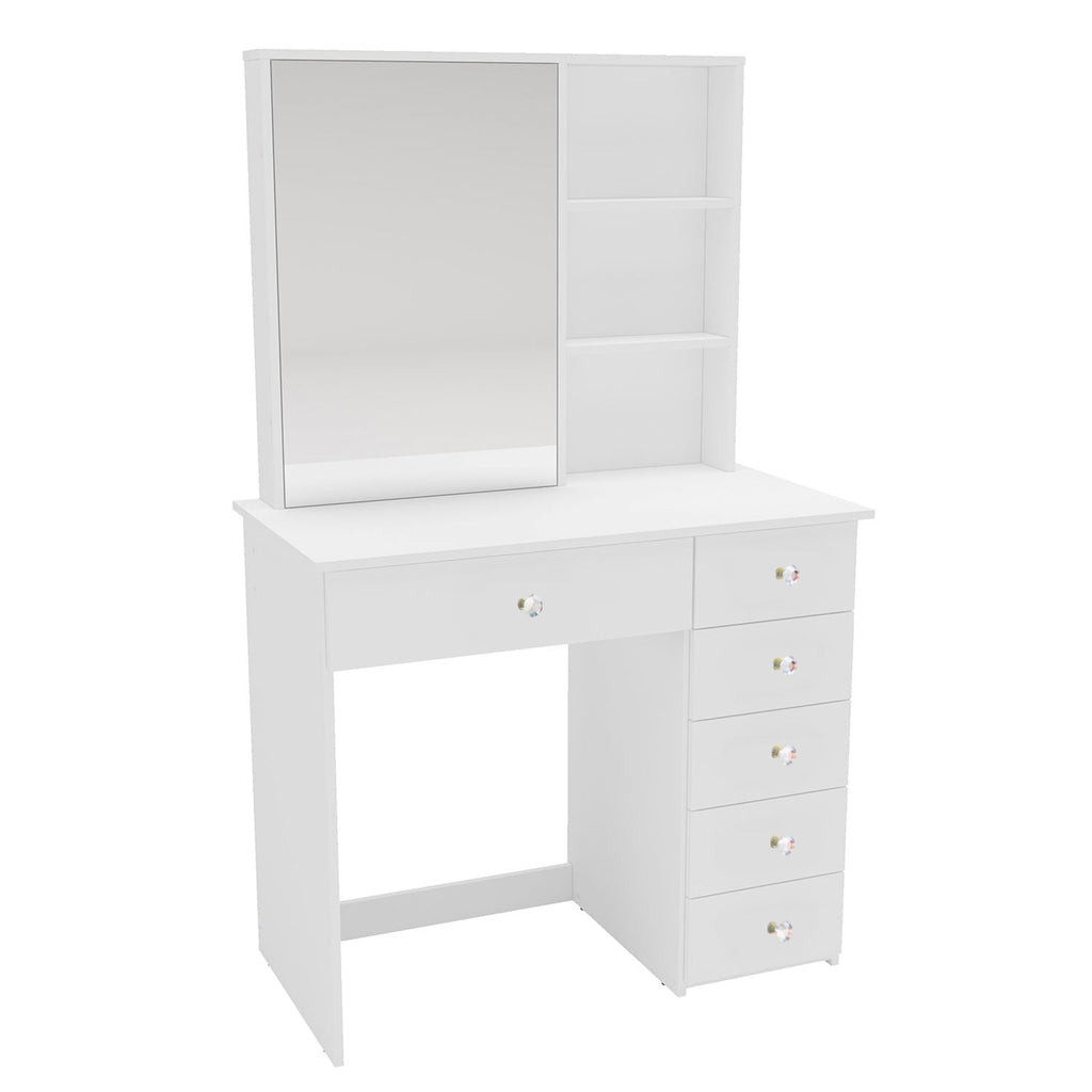 Spes Vanity Table with Ample Storage & Elegant Mirror