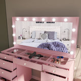 Boahaus Tiffany Lighted Makeup Vanity