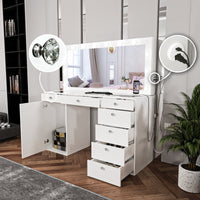 Boahaus Jezebel Vanity Makeup Desk