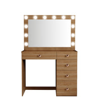 Boahaus Adele Lighted Vanity Makeup Desk