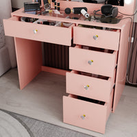 Boahaus Adele Lighted Vanity Makeup Desk