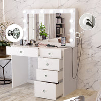 Boahaus Alana Vanity Makeup Desk