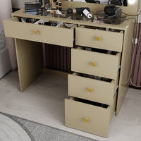 Boahaus Adele Lighted Vanity Makeup Desk