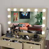 Boahaus Adele Lighted Vanity Makeup Desk