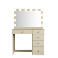 Boahaus Adele Lighted Vanity Makeup Desk