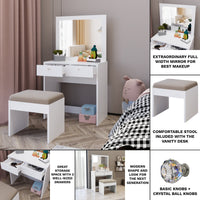 Boahaus Anna Kids Vanity Table and Chair Set