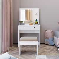 Boahaus Anna Kids Vanity Table and Chair Set