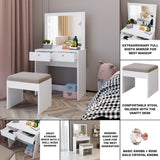 Boahaus Anna Kids Vanity Table and Chair Set