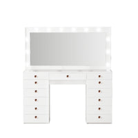 Boahaus Lindsay Lighted Vanity Makeup Table