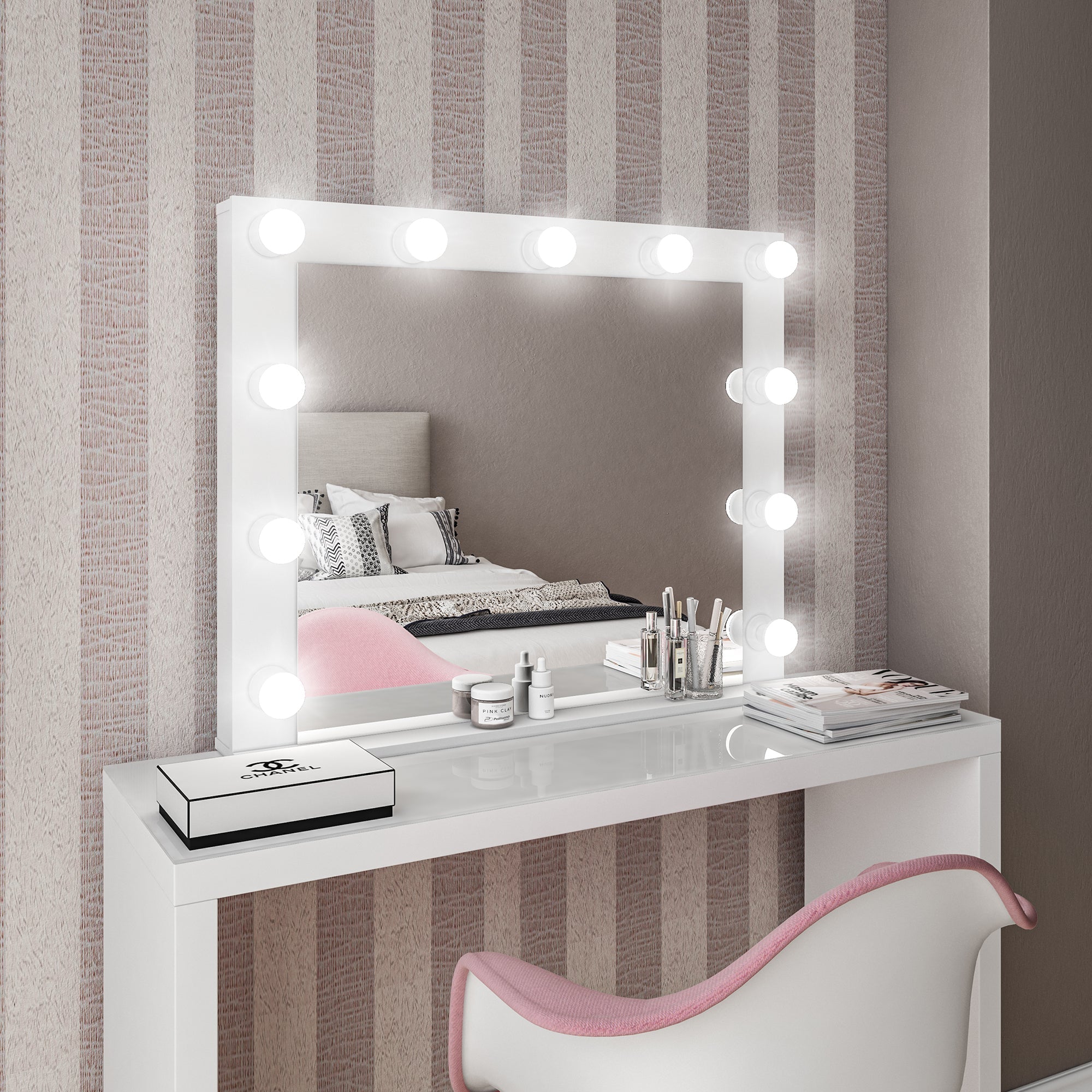 Boahaus Sivas Lighted Mirror | Premium Design for Makeup & Beauty