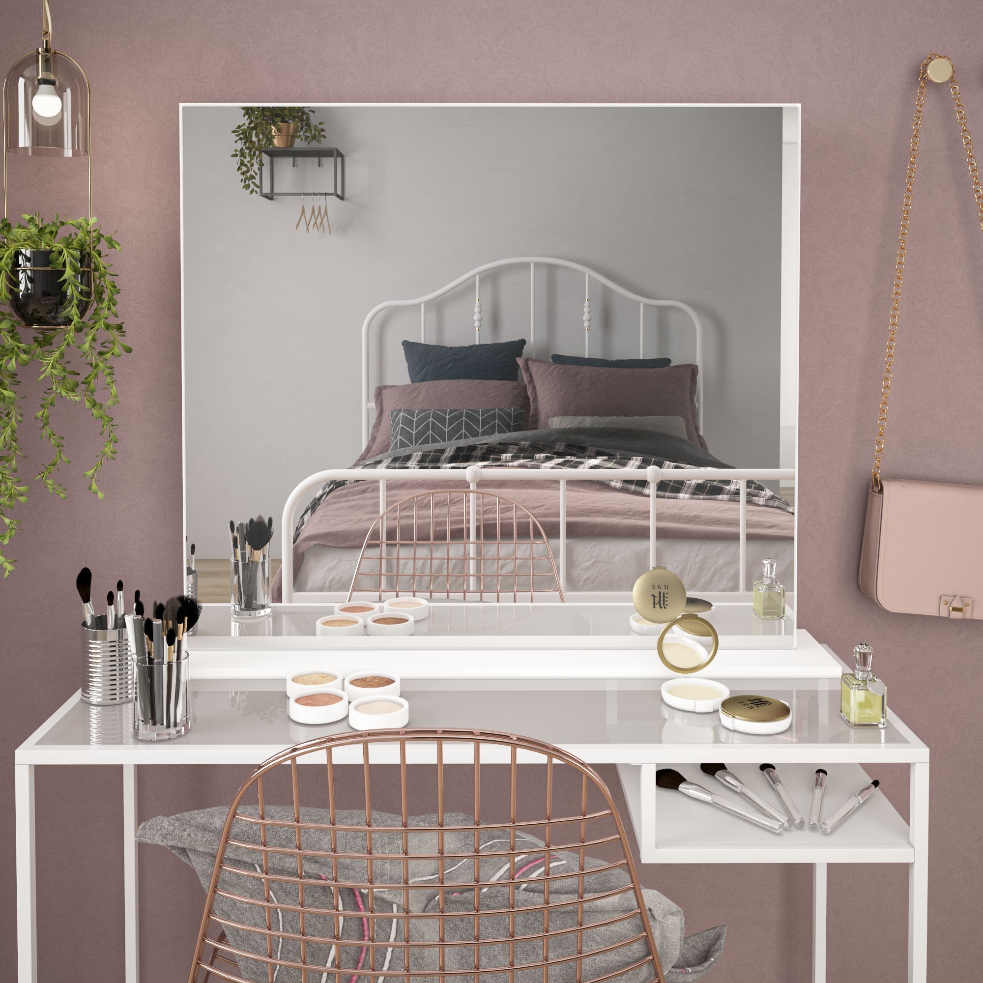 Boahaus Alana Vanity Mirror | Sleek & Versatile Design