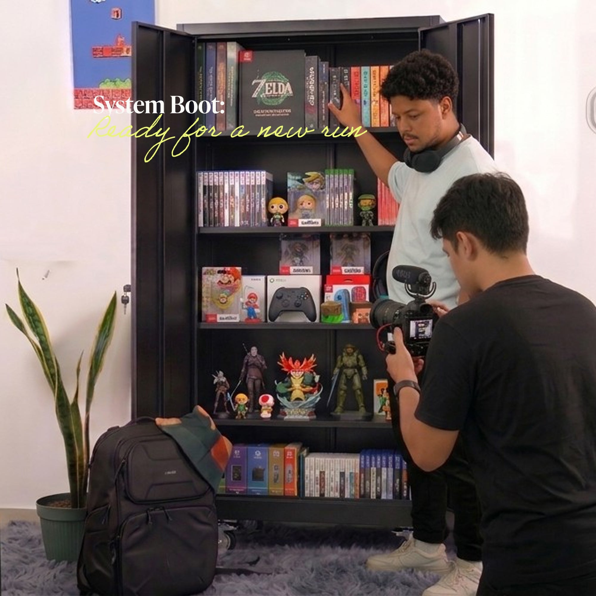 Boahaus Axel Metal Storage Cabinet on Wheels