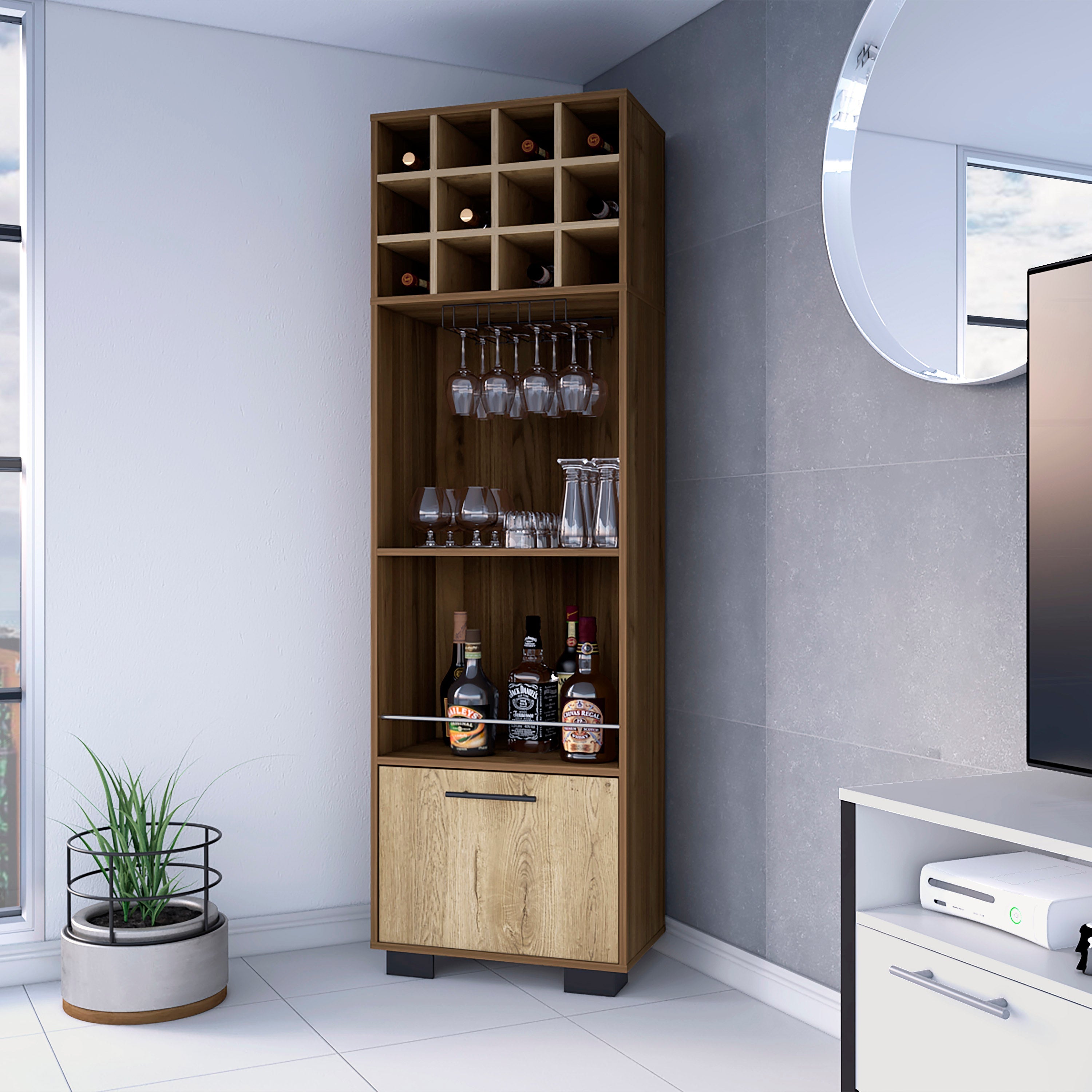 Boahaus Jamestown Bar Cabinet