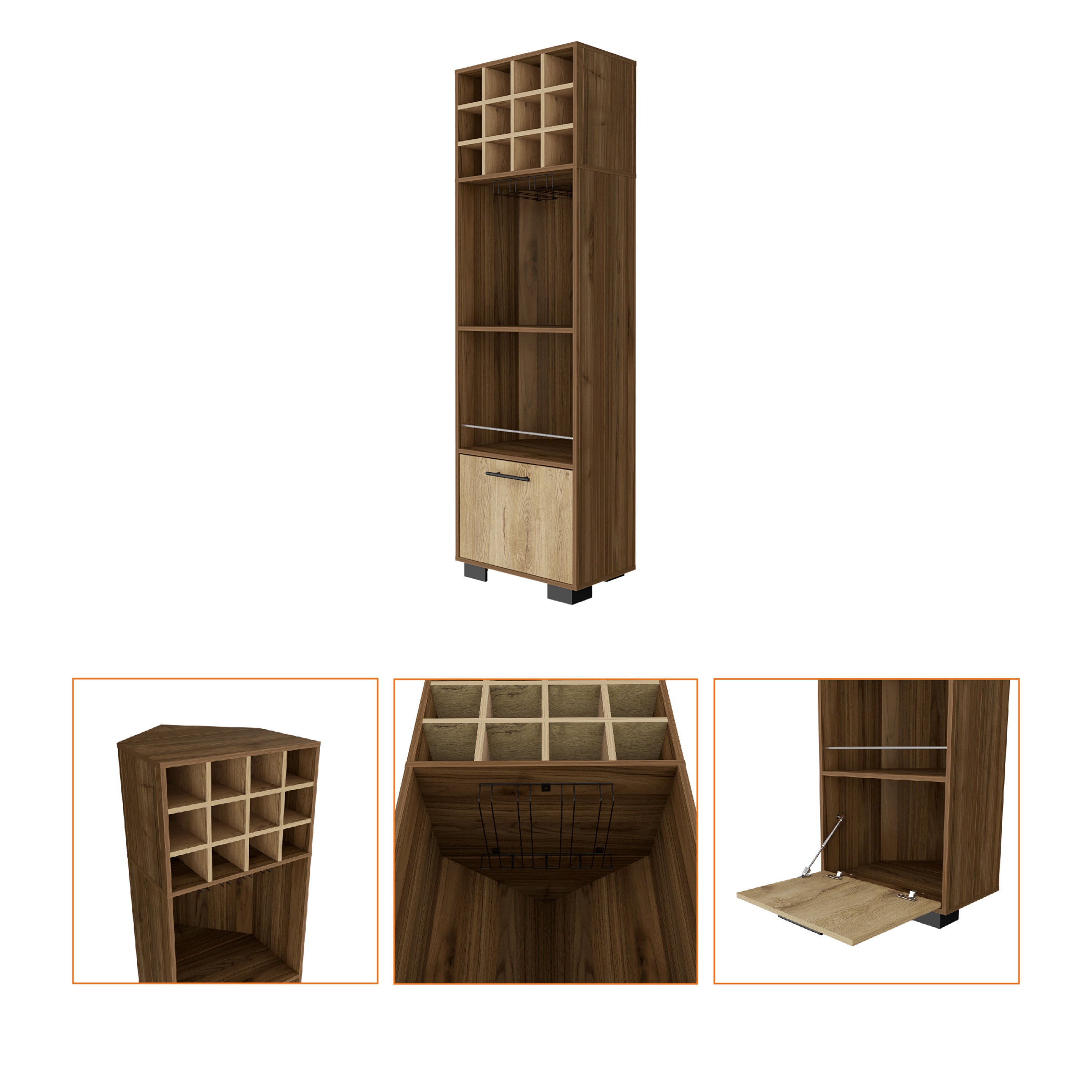 Boahaus Jamestown Bar Cabinet