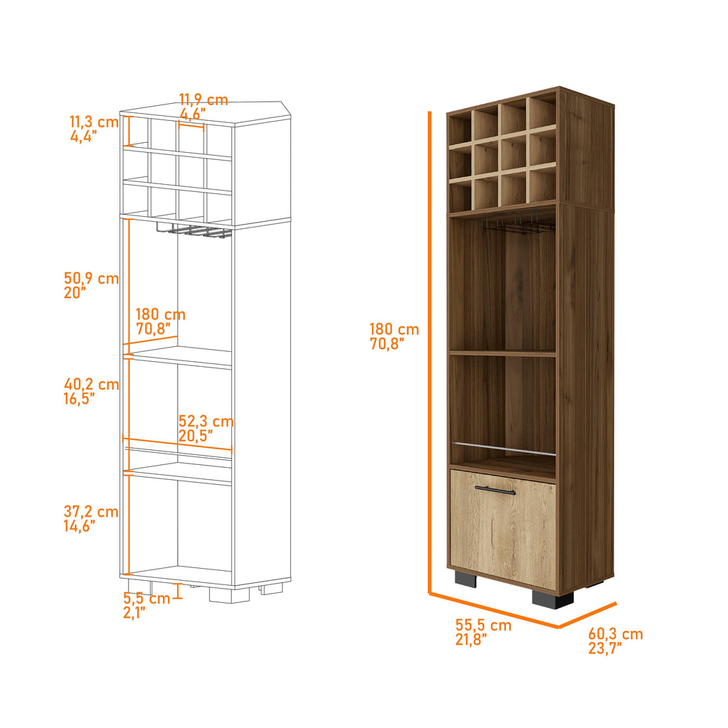 Boahaus Jamestown Bar Cabinet