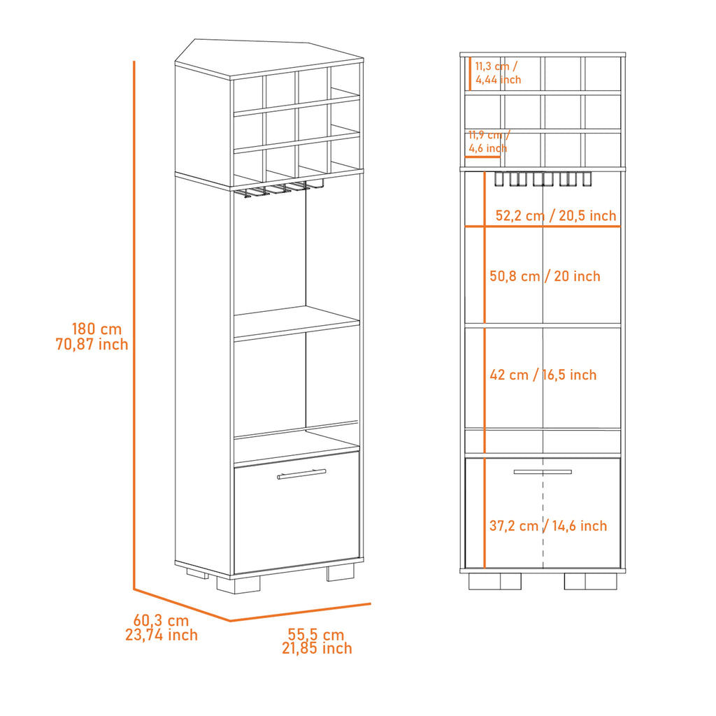 Boahaus Jamestown Bar Cabinet