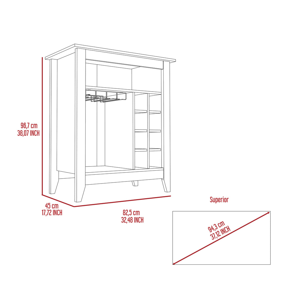 Boahaus Gibraltar Bar Cabinet
