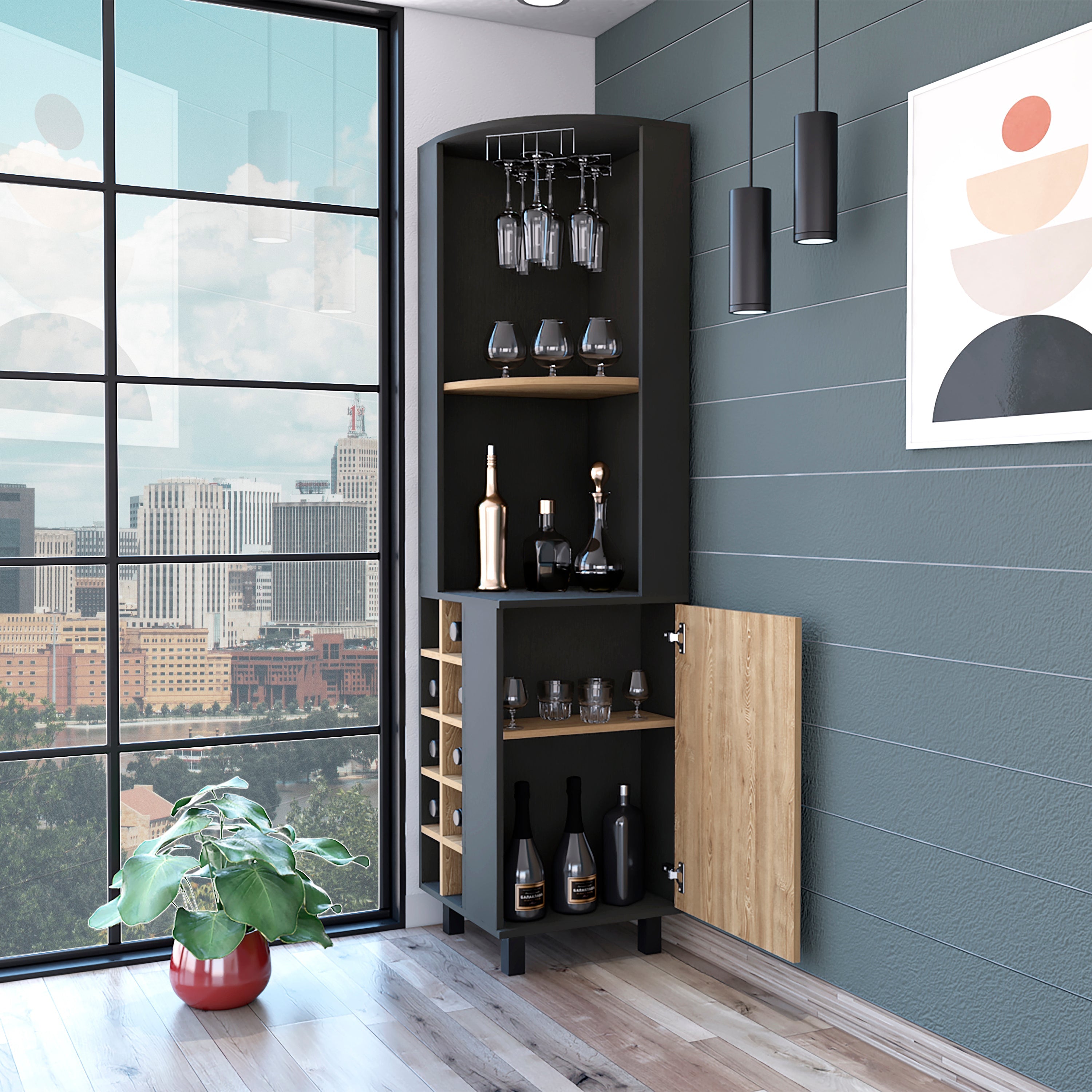 Boahaus Doncaster Bar Cabinet