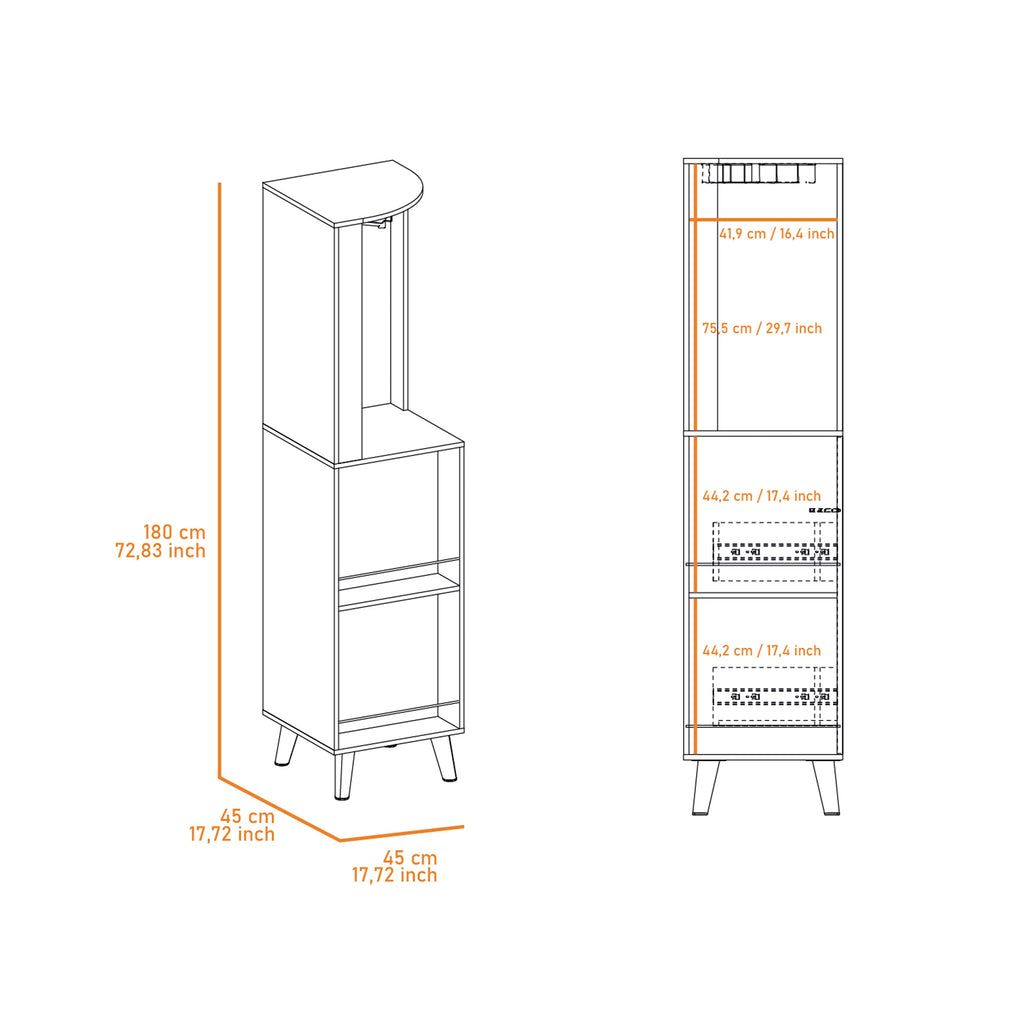 Boahaus Wakefield Bar Cabinet