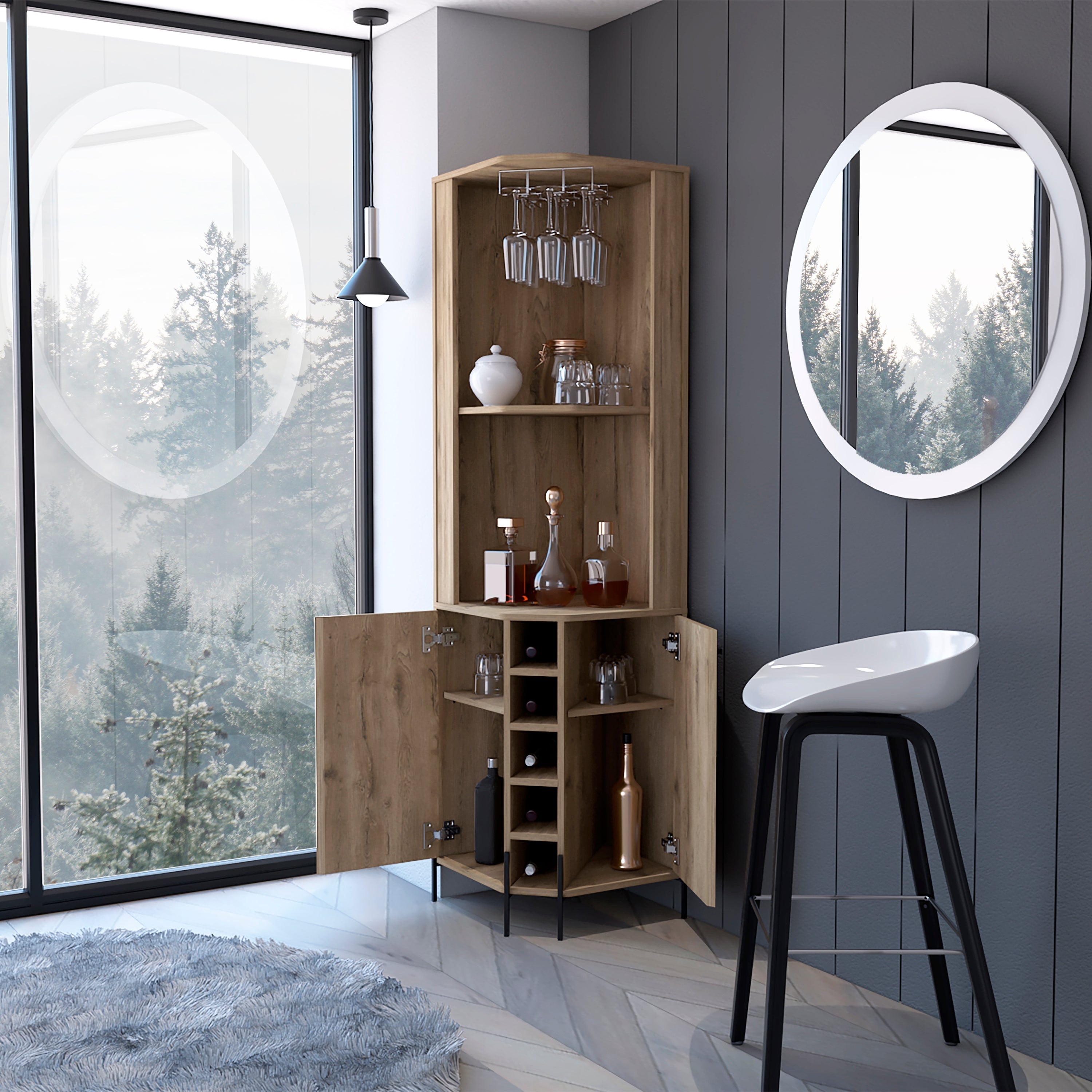 Boahaus Sunderland Bar Cabinet