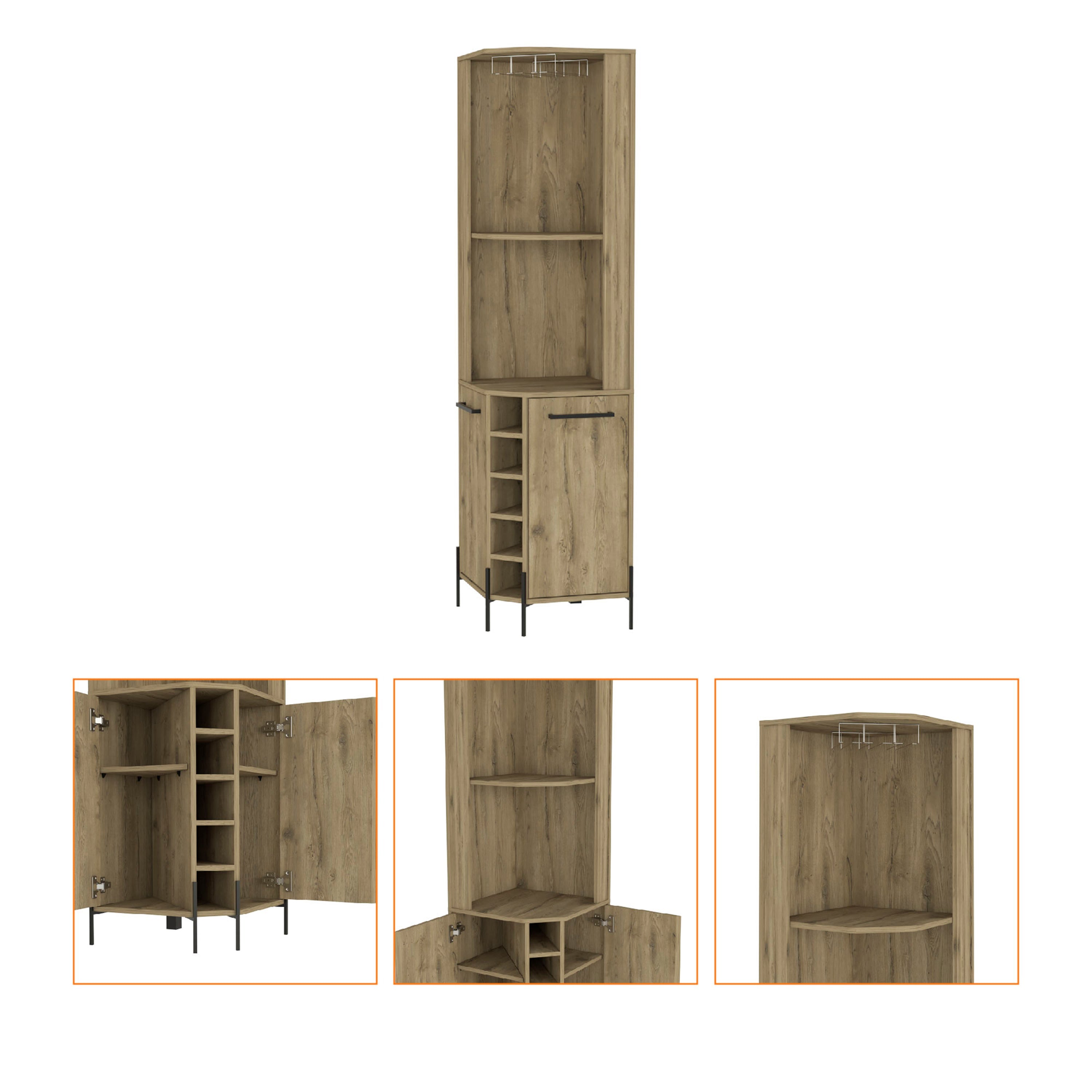 Boahaus Sunderland Bar Cabinet