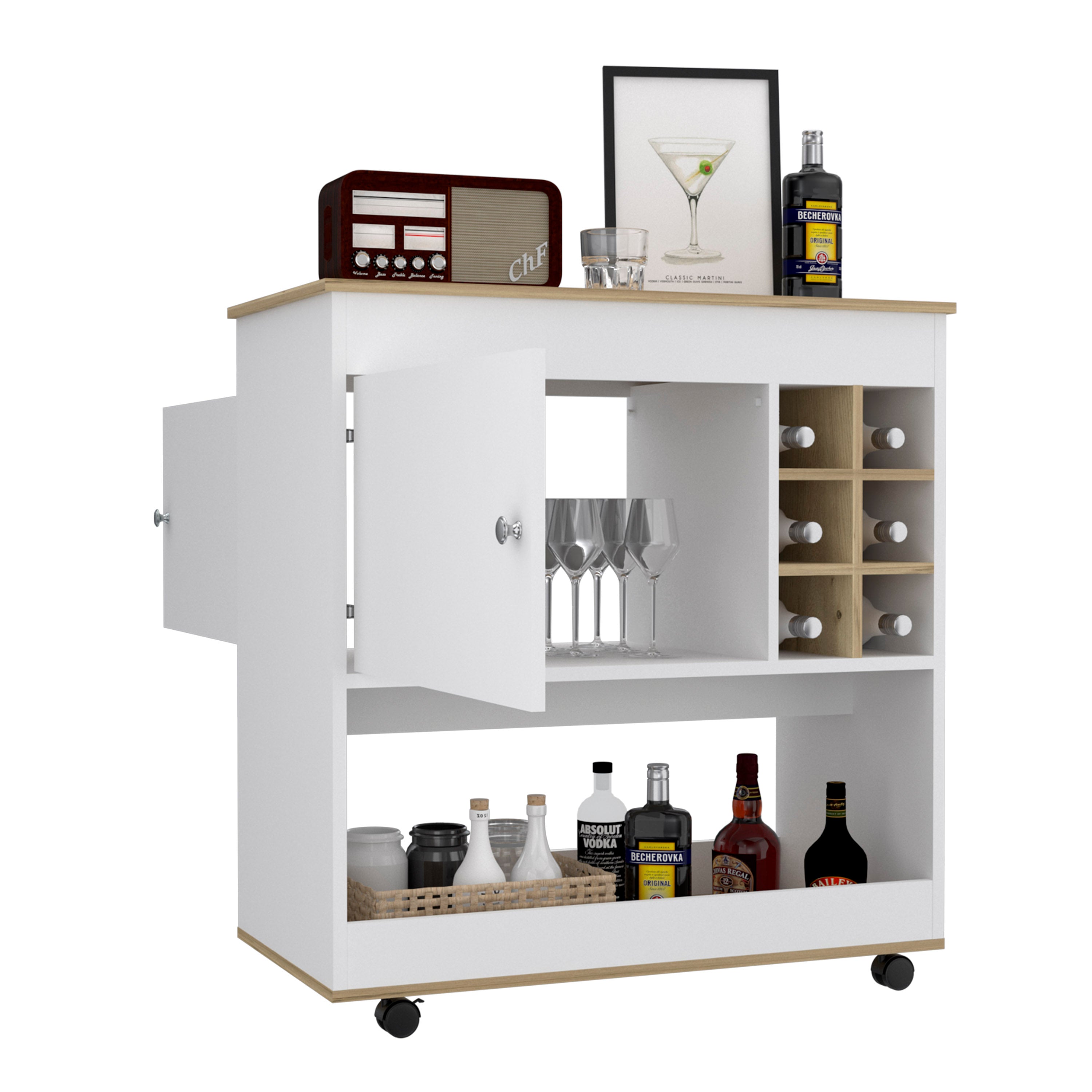 Boahaus Salisbury Bar Cabinet