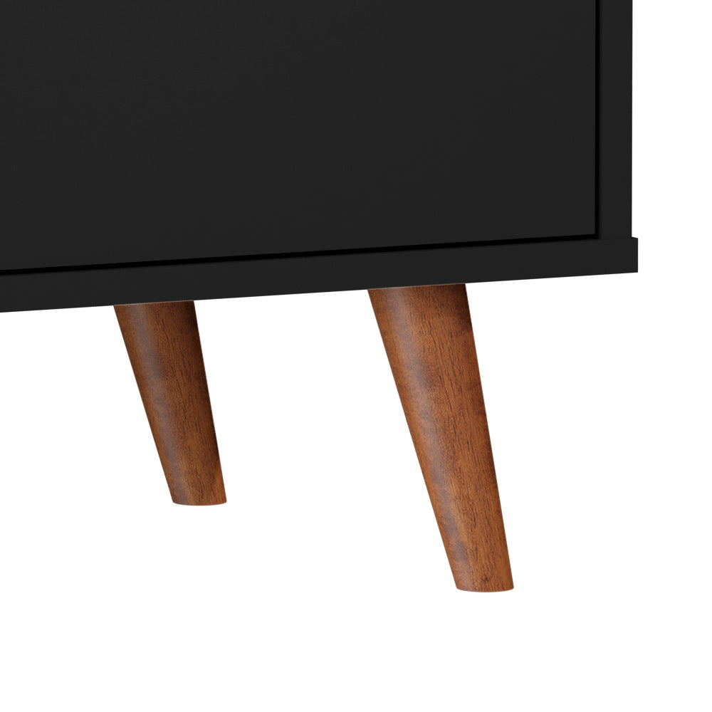 Boahaus Cartmel Bar Cabinet with Wine Rack & Storage | Modern Design & Wooden Legs