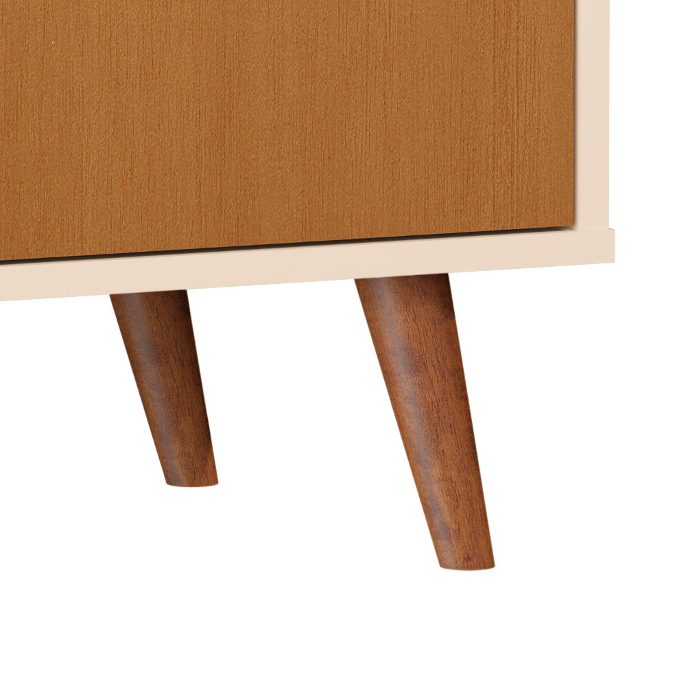 Boahaus Cartmel Bar Cabinet with Wine Rack & Storage | Modern Design & Wooden Legs