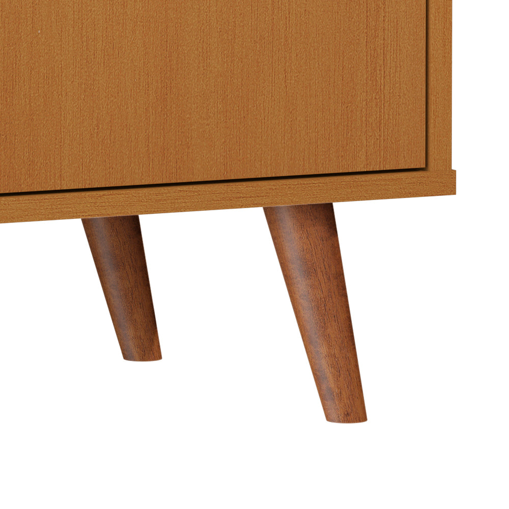 Boahaus Cartmel Bar Cabinet with Wine Rack & Storage | Modern Design & Wooden Legs